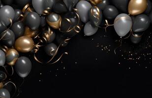 Balloon Holiday Background. Illustration photo