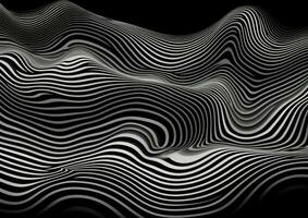 Black amd white abstract background. Illustration AI Generative photo
