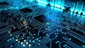Electronic circuit board background. Illustration photo