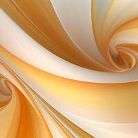 Abstract wavy background. Orange, yellow, white color. photo