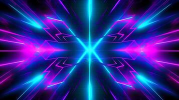 Modern abstract symmetrical background wallpaper. AI generated photo