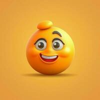 3d contento emojis generativo ai foto