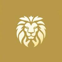 Lion head logo photo