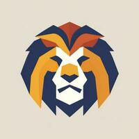 Lion head logo photo