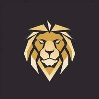 Lion head logo photo