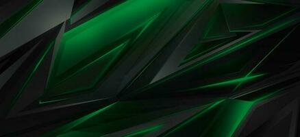 Abstract minimal background with green gradient photo