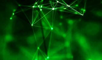 Abstract minimal background with green gradient photo