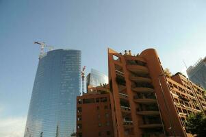 Milan Italy 2023 Construction of skyscrapers In the new district of Milan Isola photo