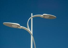 Road pole for public lighting photo