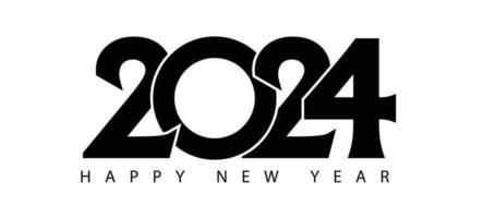 Happy New Year 2024 vector