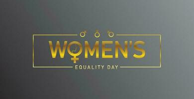 Celebrating Women's Equality Day A Reflection on Progress and Challenges vector