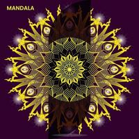 Mandala template for textile to print ready vector