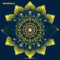 mandala modelo para textil a impresión Listo vector