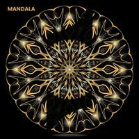 mandala modelo para textil a impresión Listo vector