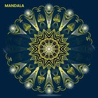 mandala modelo para textil a impresión Listo vector