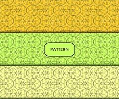 Pattern template for textile to print ready vector