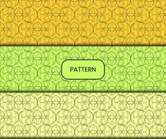 Pattern template for textile to print ready vector