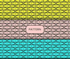 Pattern template for textile to print ready vector