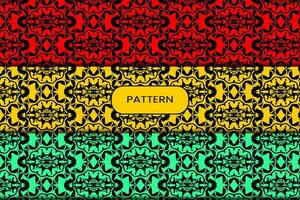 Pattern template for textile to print ready vector