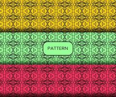 Pattern template for textile to print ready vector