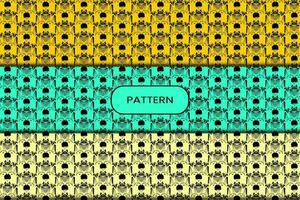 Pattern template for textile to print ready vector