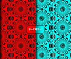 Pattern template for textile to print ready vector