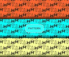 Pattern template for textile to print ready vector