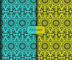 Pattern template for textile to print ready vector
