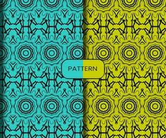 Pattern template for textile to print ready vector