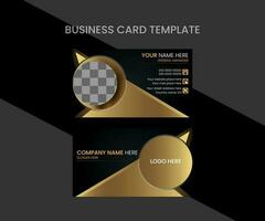 moderno y creativo negocio tarjeta a impresión Listo vector