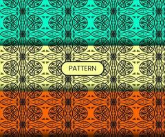 Pattern template for textile to print ready vector