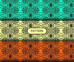 Pattern template for textile to print ready vector