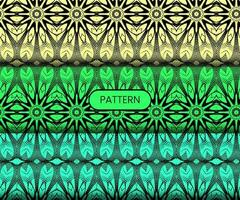 Pattern template for textile to print ready vector