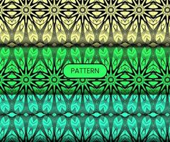 Pattern template for textile to print ready vector