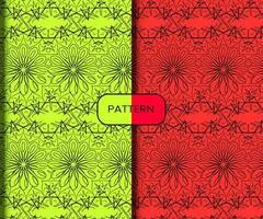 Pattern template for textile to print ready vector