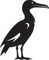 Bird Black And White, Vector Template Set for Cutting and Printing