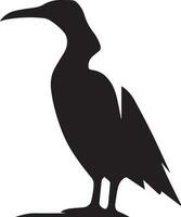 Bird Black And White, Vector Template Set for Cutting and Printing