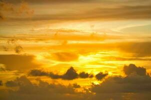 Beautiful sunset at beau vallon beach, Mahe, Seychelles photo