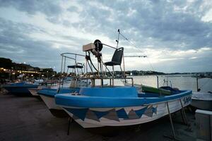 Fishing boats in the port of Nessebar, Bulgaria. photo