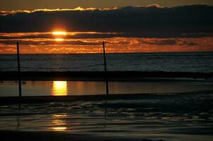 sundown at wangerooge island photo