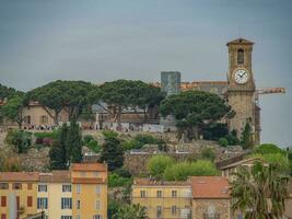 cannes at the mediterranean sea photo