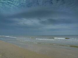 egmond beach in the netherlands photo