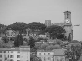 cannes at the mediterranean sea photo