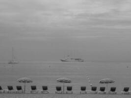 cannes at the mediterranean sea photo