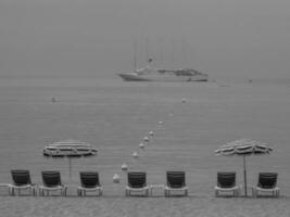 cannes at the mediterranean sea photo