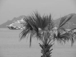 cannes at the mediterranean sea photo