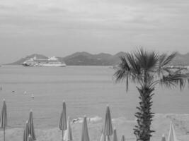 cannes at the mediterranean sea photo