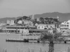 cannes at the mediterranean sea photo