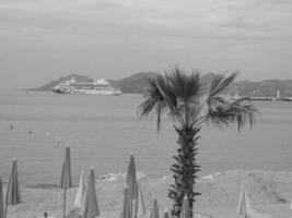 cannes at the mediterranean sea photo