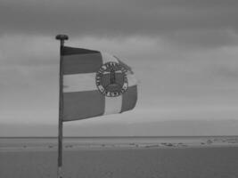 el isla de borkum en el alemán norte mar foto